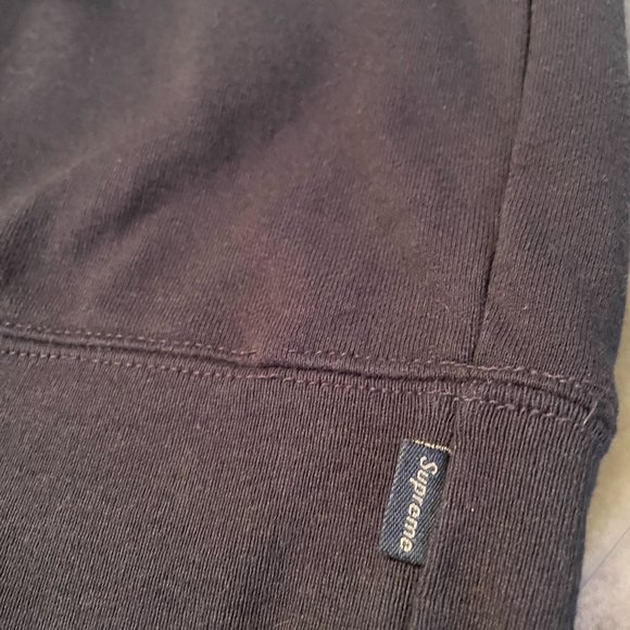 Supreme Underline Crewneck Navy - Picture 2 of 5